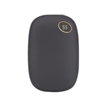 소소 양면발열 휴대용 충전식 손난로 보조배터리 5000mAh 10000mAh, 02.10000mAh, 01.블랙