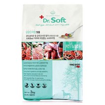 닥터소프트 더독 치킨 7세 이상 시니어 노령견용 사료 정품, 닭 x 3kg x 1개