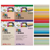 두성종이 OA 팬시페이퍼 80g 25매, P19 하늘색