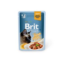 브리트 캣 프리미엄 파우치 습식사료 그레이비, 96개, 85g, 참치