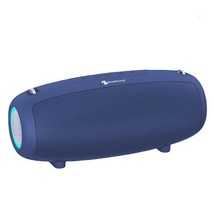 고출력 대형 블루투스 무선 휴대용 mp3 플레이어 가라오케 홈 시스템 뮤직 박스 강력한 서브 우퍼 FM 라, blue