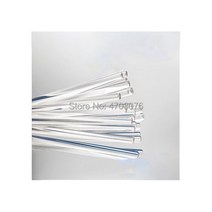 과학 실험용 유리 교반 막대 투명 실험실 스틱/머들러 교반기 직경 6mm 10 개/몫, 6x300mm