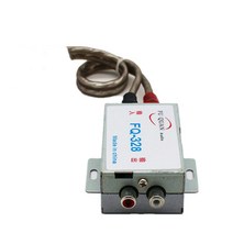 자동차 오디오 필터 12v 파워 노이즈 억제 서브 우퍼 간섭 방지 잡음 제거, 01 Silver