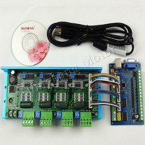 자동차점프스타터 자동차 충전기 배터리 MACH3 USB CNC 5 축 100KHz 부드러운 스테퍼 모션 제어 카드 브레이크 아웃 보드 플러스 TB6600 4 4.5A 모터 드라이버