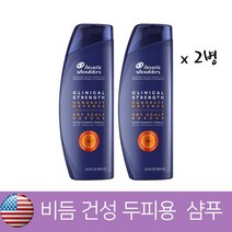 헤드앤숄더 클리니컬 스트랭스 비듬 건성 두피 샴푸 400ml x 2병 head & shoulders clinical shampoo, 2개