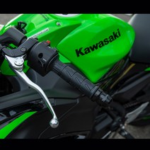 가와사키 로고스티커 데칼 오토바이, 250x40mm, 골드