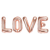 고백하는날 love은박 숫자 이니셜 백일상 100일 기념일 하트 풍선세트, 1set, 03.로즈골드LOVE