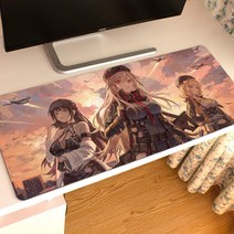 승리의 여신 Nikke 게임 승리의 여신 니케 캐릭터 굿즈 마우스패드 장패드II, 700x300mm, 3mm, BG, 1개