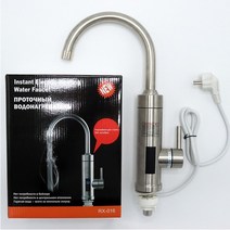 가정용전기보일러 전기 순간온수기 주방 수도꼭지 110v 220v 스테인레스 스틸 tankless 난방 수도꼭지 디지털 디스플레이 돼지꼬리히터 대체 심야 전기온수기 상향식, 304 스테인레스 스틸, 오 플러그