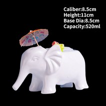 선물용 하와이 세라믹 티키 머그잔 크리에이티브 칵테일 컵 이스터 섬 할로윈 선물 바 도구, 520ml_701-800ml