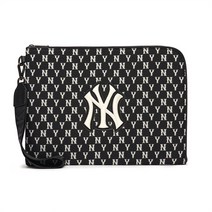 MLB 클래식 모노그램 자카드 디지털 디바이스 파우치 M NY Black 193340