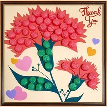 어린이집 유치원 5월 가정의 달 어버이날 환경 구성 카네이션 액자 만들기