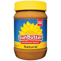 (미국) 썬버터 해바라기 버터 크리미 454g 6팩 SunButter Sunflower Butter Natural Creamy (6 pack of 16oz Jars)