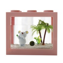 세남자바스켓 코알라 친구들과 국산 마리모 키우기 DIY세트, 일어서코알라+인디핑크 블럭