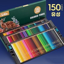 OBOS 유성 수성 색연필 컬러링 120색 150색, 유성150개