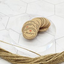 땡규 감사합니다 행택 텍 상품택 크라프트 종이 라벨 쇼핑몰 포장 원형 100p