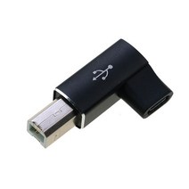마스터키보드 1PCS USB C 여성 B 남성 스캐너 변환기 어댑터 프린터 미디 컨트롤러 키보드, [03] black