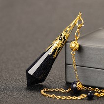 Neirny 재물복을 가져다주는 펜던트 파워스톤 탐지기 다우징 수맥찾기 팬듈럼 천연 크리스탈, A개