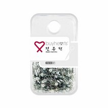 특수가공처리로 긁힘 현상이 적은 진주핀 침핀 1갑, 단품