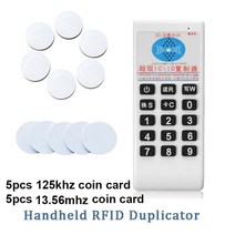 휴대용 RFID 복사기 NFC 리더 125Khz T5577 라이터 13.56Mhz UID 스마트 칩 카드 키 클론 프로그래머, [02] Package A