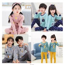 유아 아동 내복 어린이 실내 긴팔 내의 상하의 세트 간절기