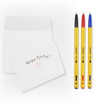 모나미 153 노랑버젼 볼펜 1.0mm 12개입, 블루