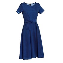 여성 우아한 패션 롱 섹션 A라인 원피스 슬림 칵테일 이브닝 파티