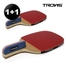 트로비스 펜홀더 탁구라켓 TR-2.5P x 2개 펜홀드 탁구채 탁구