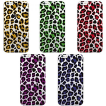 LG Q7 레오파드 패턴 젤리 케이스 LG-Q720, 옐로우, 없음