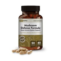 Mushroom Defense Formula by DailyNutra - Immune Support Supplement | Organic Mushrooms Hot Water Ex, 90 Count (Pack of 1)