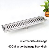 측구수로관 사각 원형 수로관 뚜껑 ledfre 선형 샤워 ladd ladde 캐빈 배수, lf66009-40cm 미드, 협력사