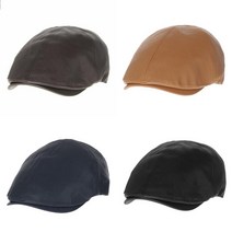 인조가죽 헌팅캡 남자모자헌팅캡 카페모자