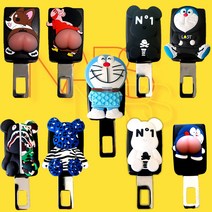 귀여운 캐릭터 안전벨트 클립, 09_패턴핑크곰클립, 1개