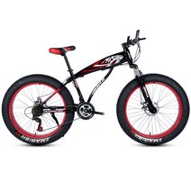 24 27단 광폭타이어4.0 산악자전거 입문용 MTB자전거, 27단 푸른 상어 특별 가격 24인치