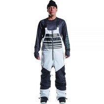 Thirtytwo 남성용 스프링 브레이크 파우더 턱받이 - 자갈 | XL, X-Large, White/Black