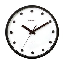 오리엔트 OT639B 무소음 모던솔리드 벽시계 31cm, 단품