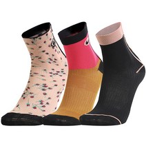 나이키코리아 에브리데이 플러스 라이트웨이트 앵클 삭스 3팩 (DH5476-902), DH5476-902_22(S), 멀티컬러