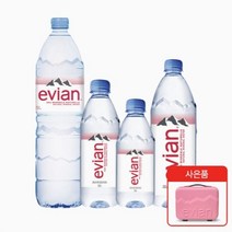 에비앙 생수 330ml 500ml 1리터 1.5리터 레디백 사은품 증정, 24개, 1L