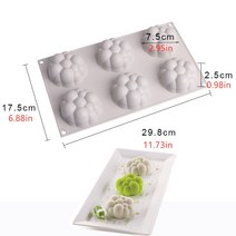 8 그리드 원통형 모양의 실리콘 케이크 소세지를 만들기위한 킹 금형 초콜릿 무스 디저트 킹 장식 도구, 색깔9, 옵션9