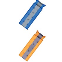 1인 자충매트 에어매트 8홀 192x60x5 레이차박 캠핑용품 1인용자충매트, 8홀(192x60x5), 옐로우