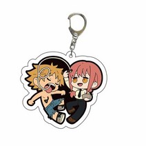 체인소맨 키링 Chainsaw Man Anime KeyChain Women Cos Girls Gift 열쇠 고리 남성용 아크릴 자동차 파티 펜던트 일본 포치 타, [07] 4960