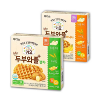 3살간식 영유아 두부 어린이집 두부와플 미니 두부과자, 바나나