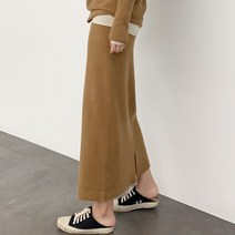 핑크닷 920 디어 니트롱스커트. 가을겨울신상/ H라인 뒤트임롱스커트. ~77 스커트