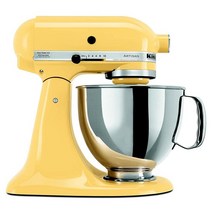KitchenAid KSM150PS 4.7 L (5 쿼트). 아티잔 시리즈 스탠드 믹서기, Majestic Yellow_Mixer
