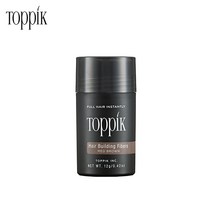 토픽 TOPPIK 색상선택 12g 천연양모케라틴 흑채 증모제 펌프별매, 1개, 중간 갈색 12g