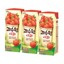 (72개) 과수원 사과 190mlx24팩/ 3BOX, 상세페이지 참조, 상세페이지 참조