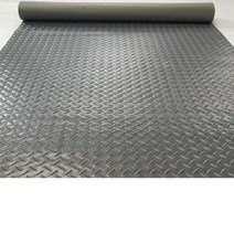 PVC 바닥 미끄럼방지 고무판 공장 방진 패드 절연매트, 회색 -폭 1.2m x 한 롤 15m