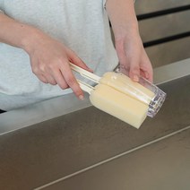 이중스폰지 컵 텀블러 세척솔(아이보리 손잡이), S, 1개, 1개