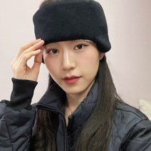 어반스테이지 여성 골프 방한 귀마개, 블랙