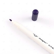 봉제용 초크 펜 마커 표시 물제거 얅은심 다양한 컬러 수성펜, 화이트